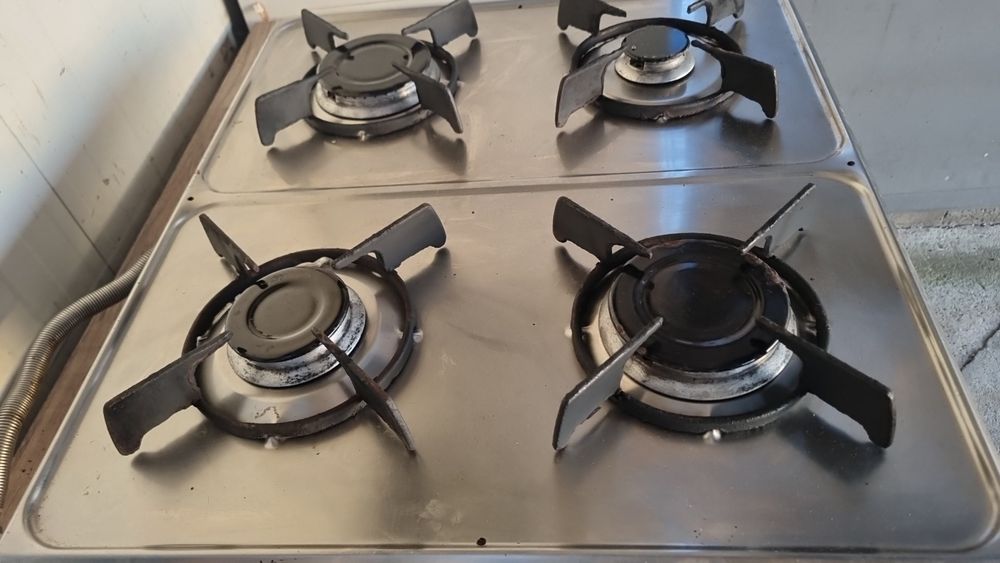 Forno + placa a gás butano de  encastrar