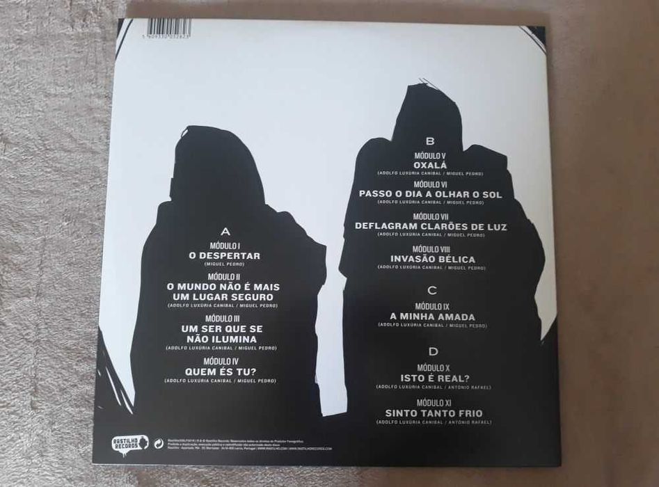 Disco Vinil LP No Fim Era O Frio de Mão Morta Ed limitada azul Novo