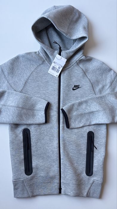 Nowa Nike Tech Fleece rozm XS Dark Grey Heather/Black drill drillstyle