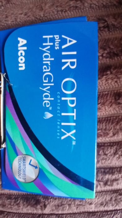 Контактні лінзи Air Optix Plus HydraGlyde -2.25 (Alcon) + раствор
