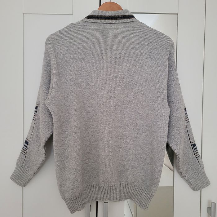 Sweter męski Ammann roz. 46/S  żywa wełna, wolle