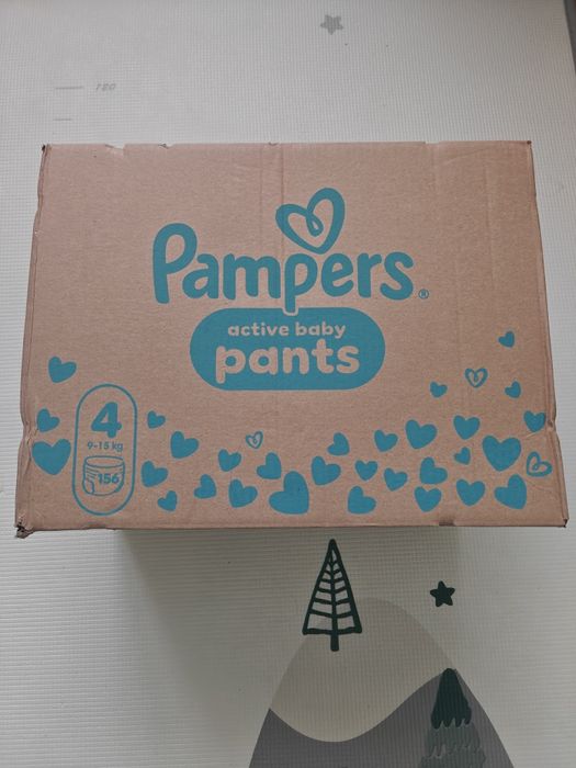 156 szt. Pampers  Active Baby Pants 4 (9-15kg)