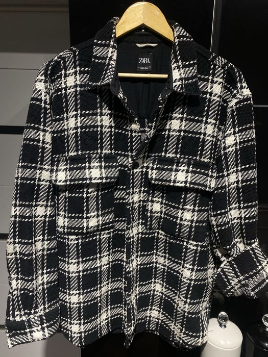 Kurtka koszulowa Zara krata