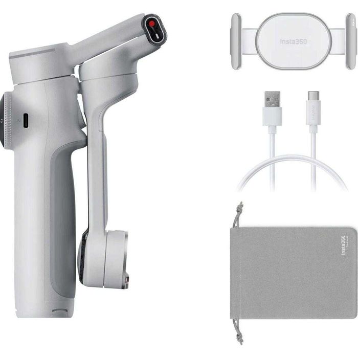 Стабилизатор видеосъемки Insta360 Flow 2 Pro Creator Bundle Grey