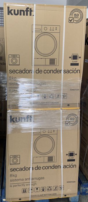 Máquina de Secar Roupa  8kg KUNFT KDM2740N ( NOVA )