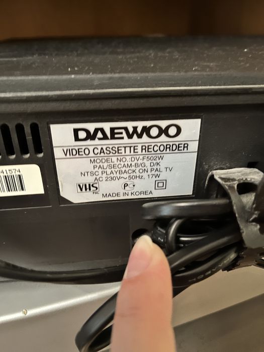 Касетний відеоплеєр Daewoo