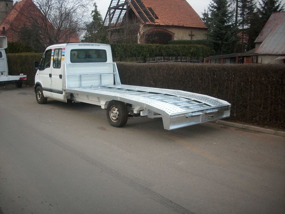 najazd ZABUDOWA autolaweta POMOC DROGOWA ducato producent KUNICE