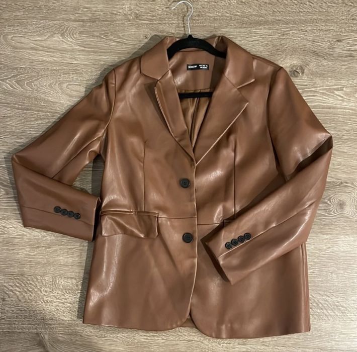 Жакет піджак еко шкіра під zara bershka, shain s-m