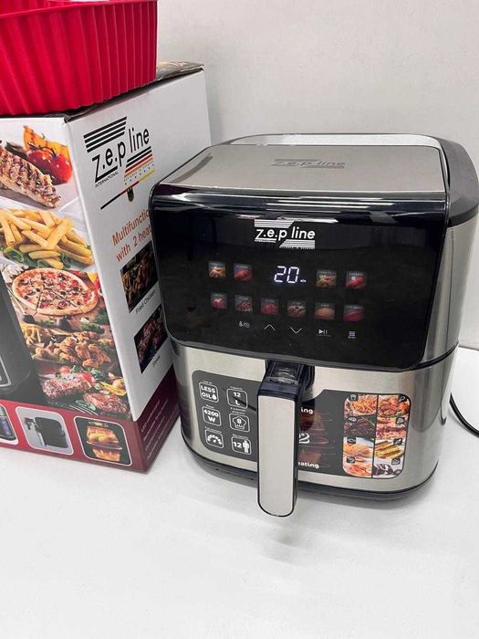 НОВИНКА! 12 литров! Аэрогриль Zepline ZP-00235 ДВА ТЭНА! аерогриль
