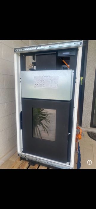 Salamanda solzaima com caldeira de aquecimento central a pellet