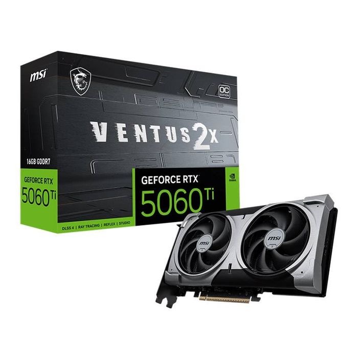 Placa Grafica MSI NVIDIA GeForce RTX 5060 Ti "Blackwell" Ventus 2X OC Plus 16G GDDR7 DLSS4