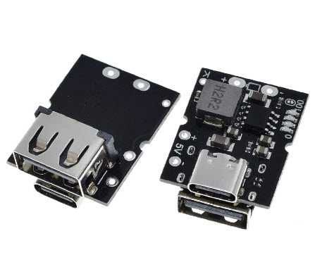 Плата контроллер повербанк Powerbank Li-lon 18650 USB Type-C micro USB