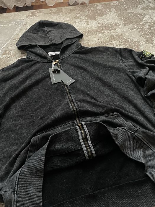 Зіп худі Stone Island Washed зипка зіпка худи стон ісланд исланд айленд