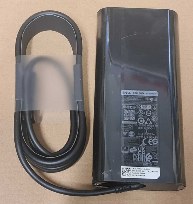 Carregador original Dell 130W USB-C Dell (NOVO)