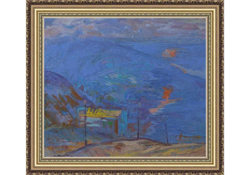Глущенко Микола (1901-1977) Блакитні Карпати / 50*40 см/ З експертизою
