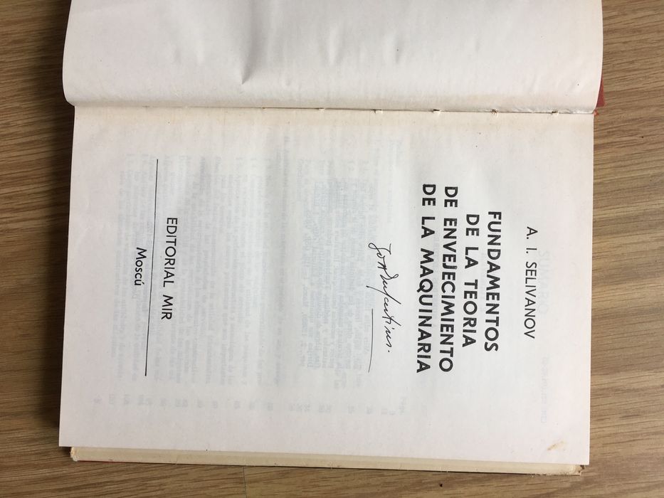 Fundamentos de la Teoria de Envejecimiento de las Maquinas