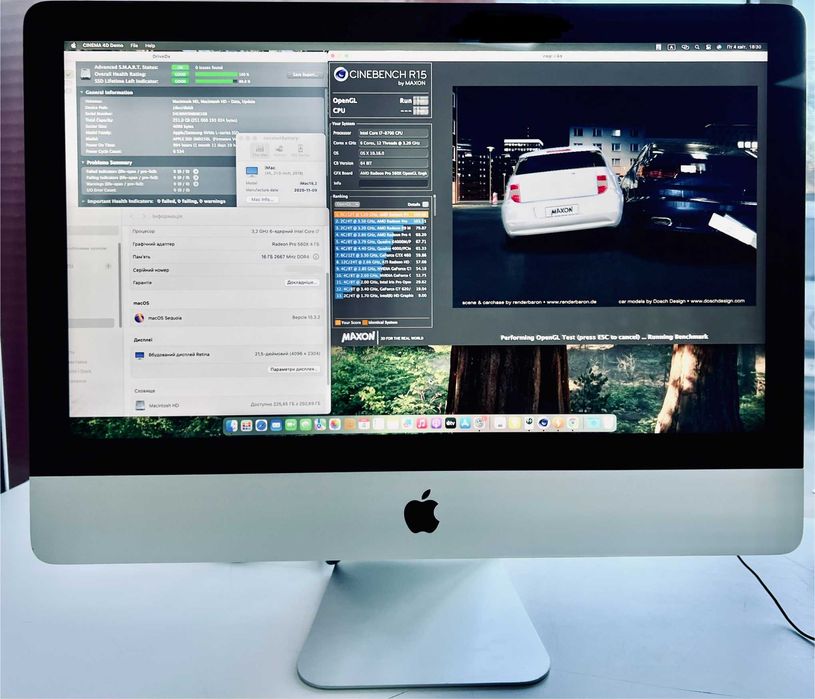 Apple iMac 21.5 4K i7/16GB/256GB/ Windows 2020р.в.