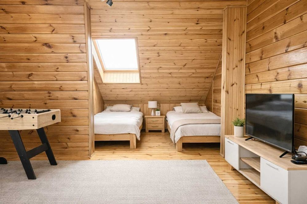 Zwierzyniec Dom wypoczynkowy z jacuzzi i basenem oraz sauną