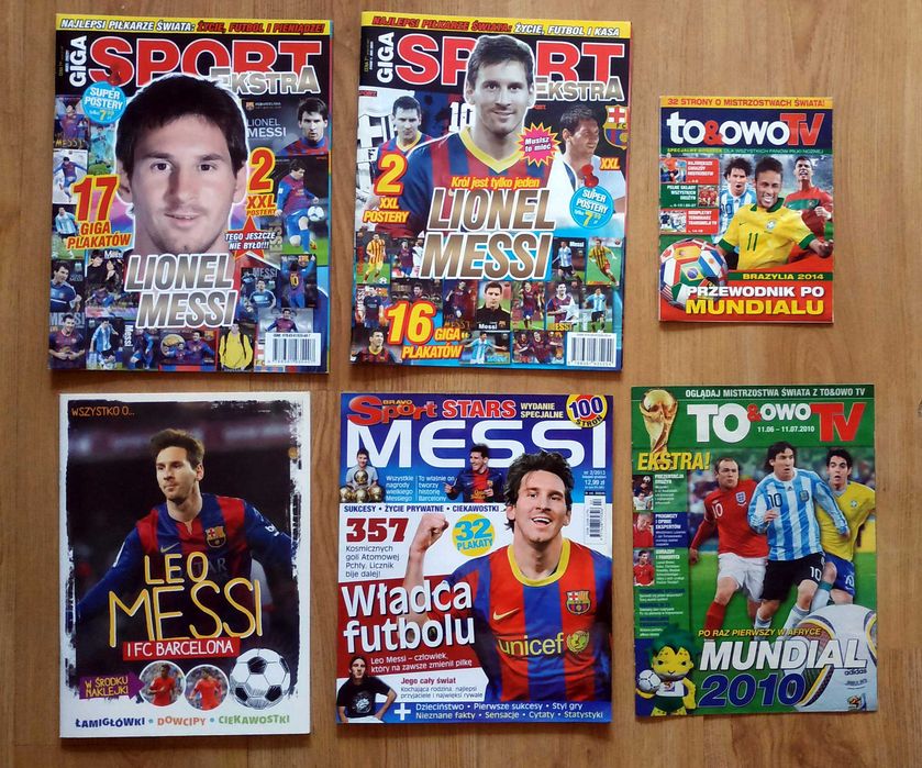 Messi Fc Barcelona Zestaw Gazet, Książki, Plakaty