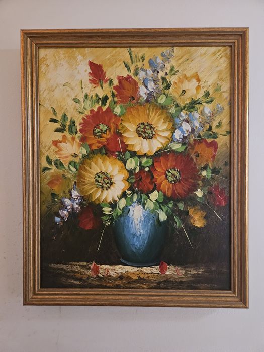 Tela decorativo com moldura