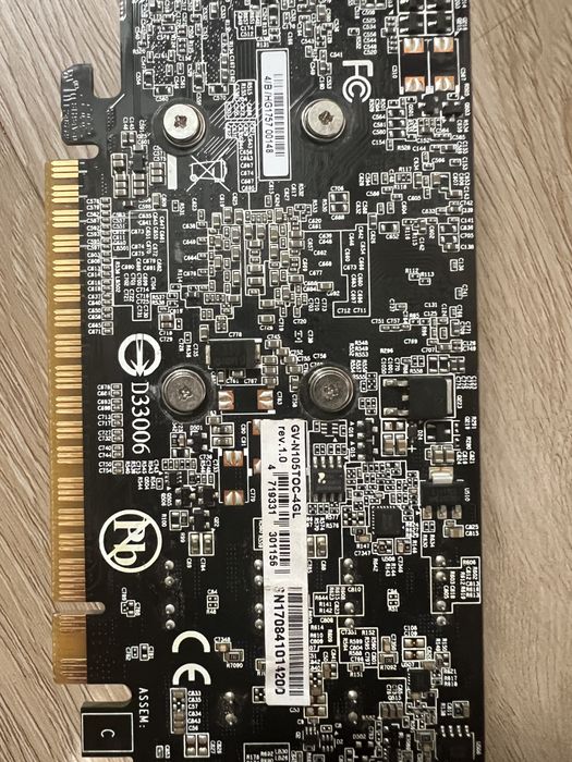 Gigabyte GTX 1050 Ti OC Low Profile 4 GB