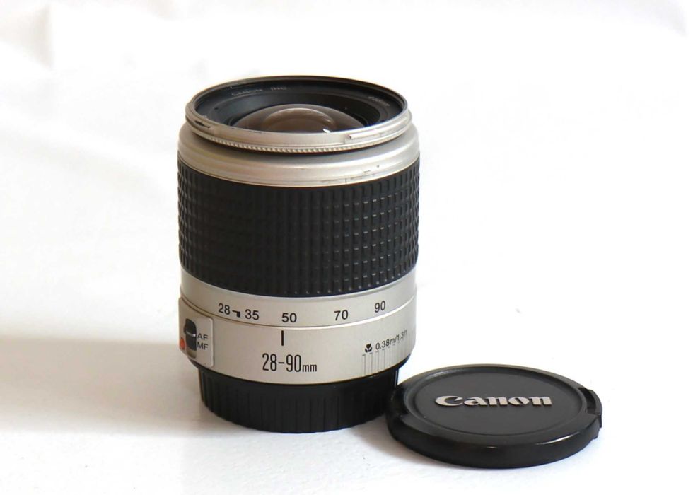 Lente Canon 28-90mm objetiva em muito bom estado