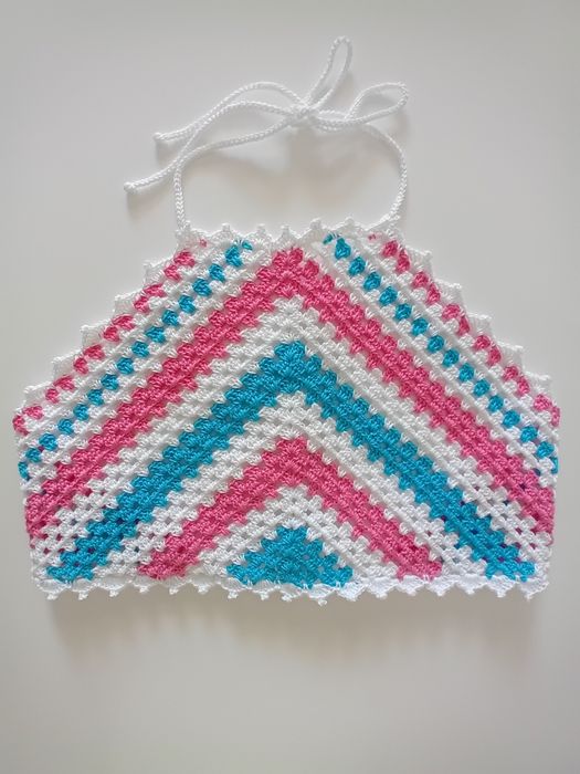 Top crochê verão