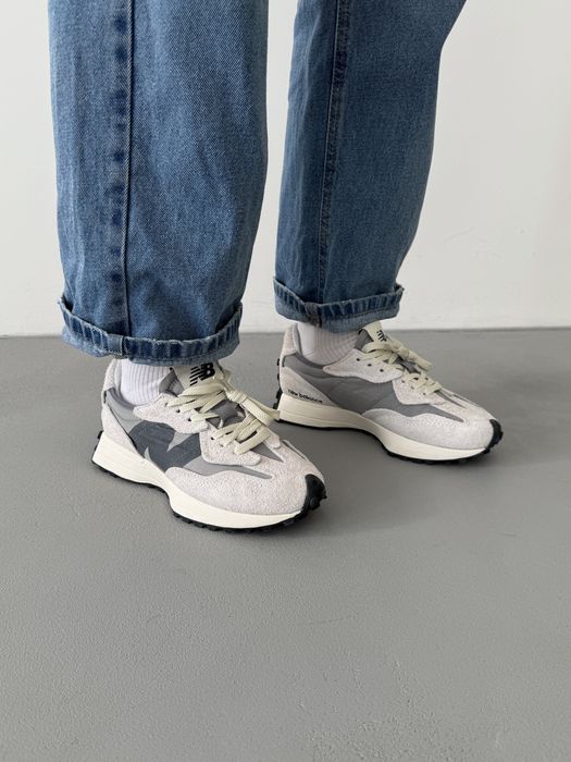 Кросівки Кроссовки New Balance 327 Grey Logo Сірий Серый Кросовки повсякденні