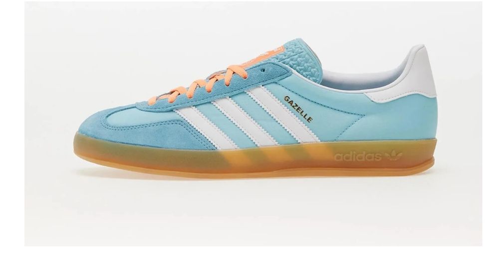 Adidas Gazelle Indoor Preloved Blue/ Ftw White/ Gum
Białe Buty sportow