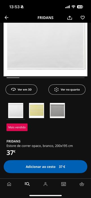 Estore correr opaco