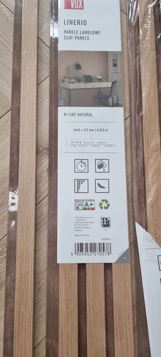 Panele lamelowe M-line Natural