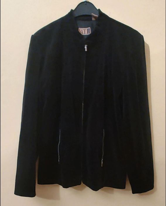 Bluza damska  AT Denim, czarna, 40/L, bawełna