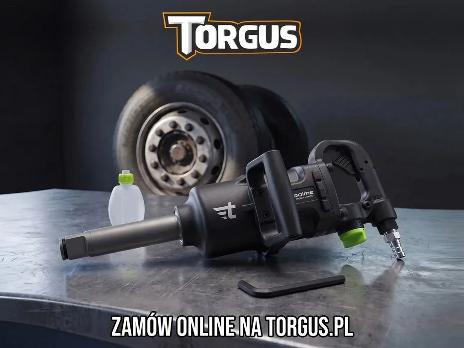 NOWY Klucz Udarowy Pneumatyczny Toolme TM083 1 Cal 5000Nm Do Kół TIR Ciężarówek Autobusów Ciągnika Maszyn Rolniczych Wulkanizacja Serwis Opon FAKTURA!