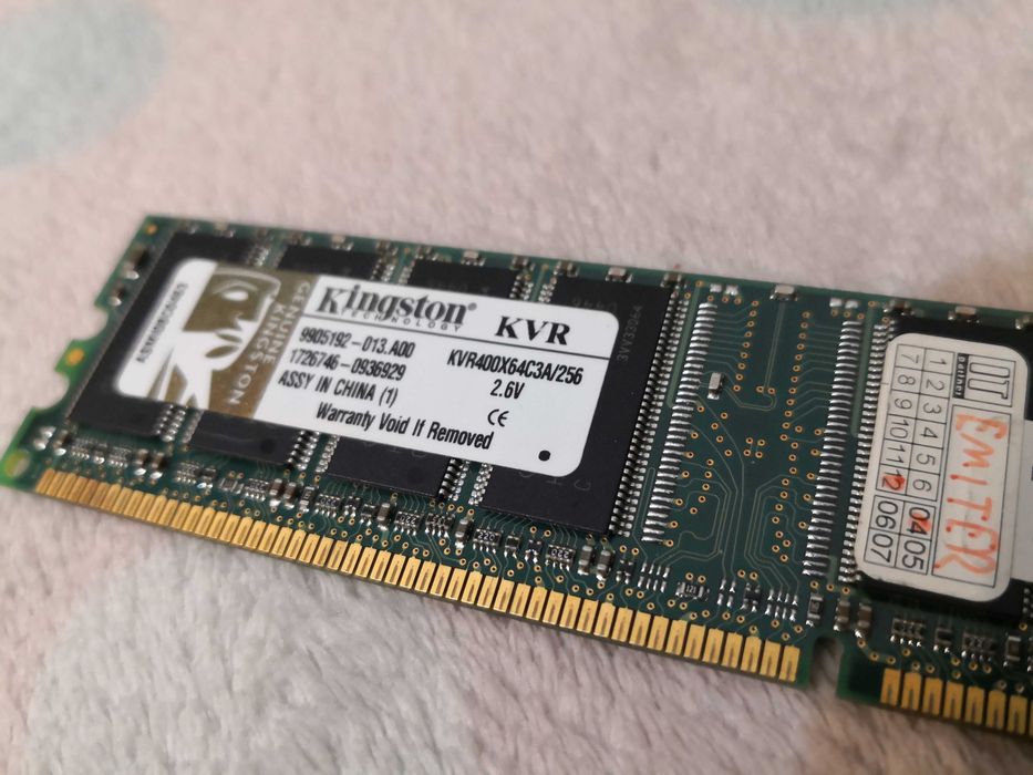 DDR400 256MB Kingston DDR1 retro PC 100% ok