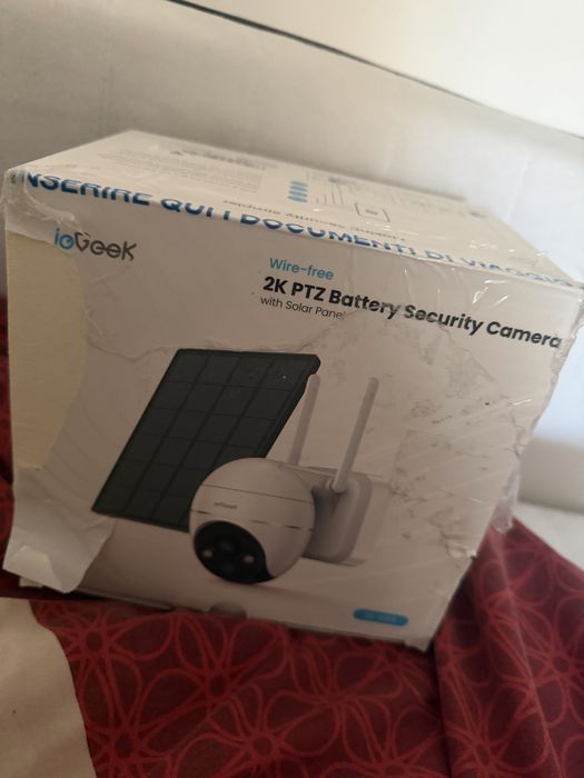 Inteligentna Kamera Zewnętrzna ieGeek 2K PTZ | Solarna | Wi-Fi | NOWA