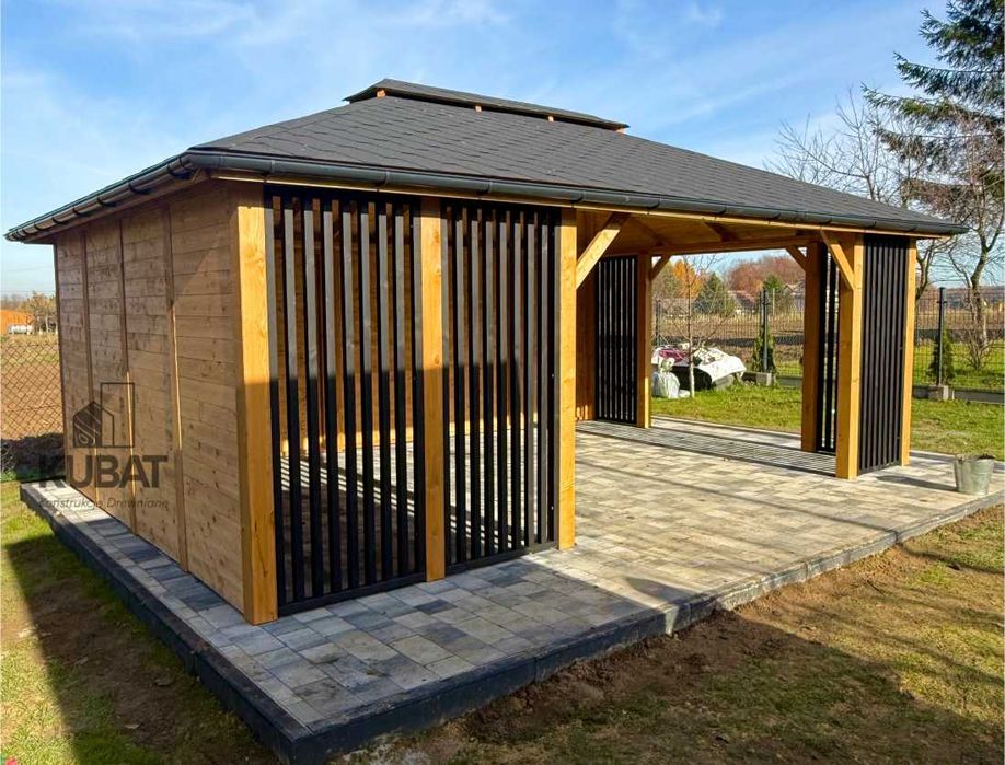 Altana Ogrodowa 4x6 | altanka drewniana | nowoczesne altanki