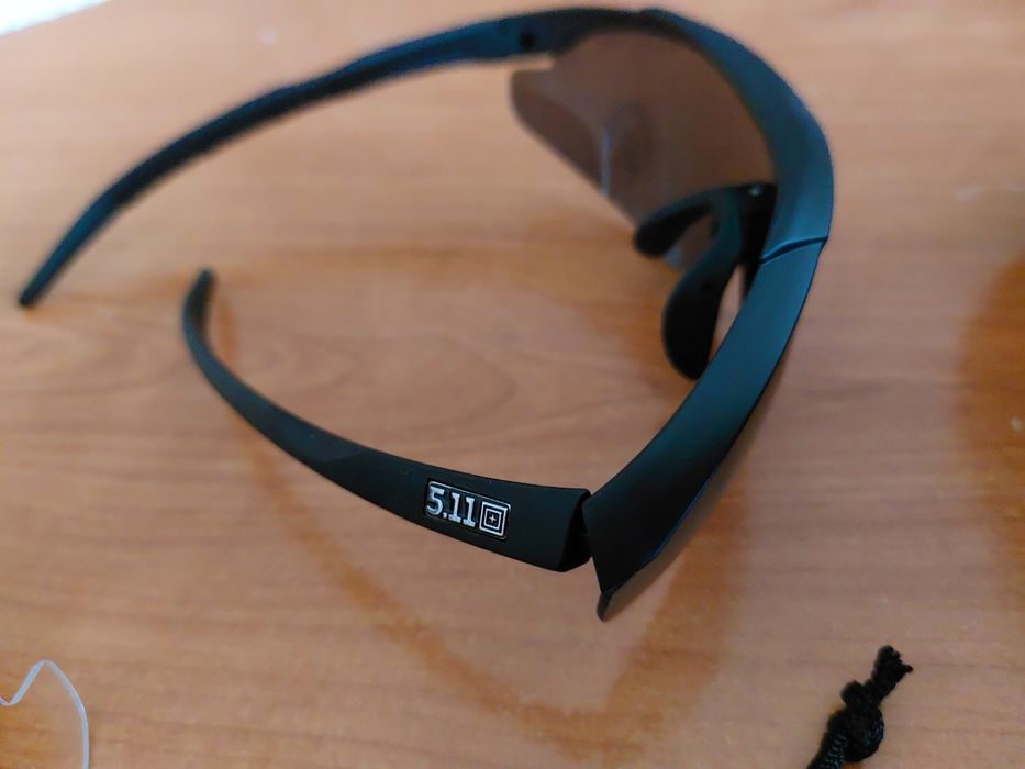 Тактические очки 5.11 3 линзы оправа  черная