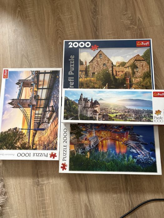 Пазли 1000 -250 грн,2000 350 грн