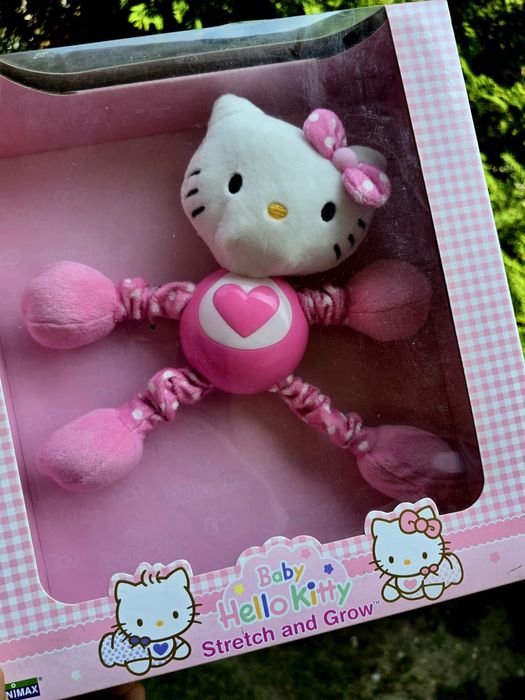 Wyprzedaż! Pluszowa grzechotka Hello Kitty maskotka szeleszcząca