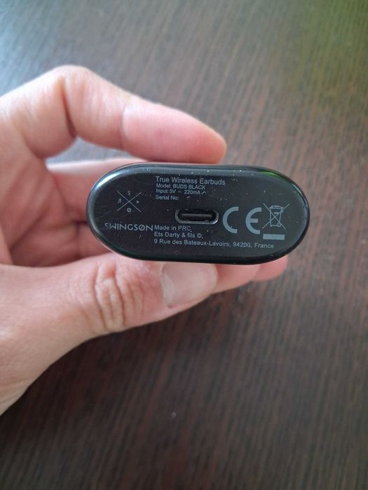 Swingson Buds Black – Prontos a usar, Entrega Imediata