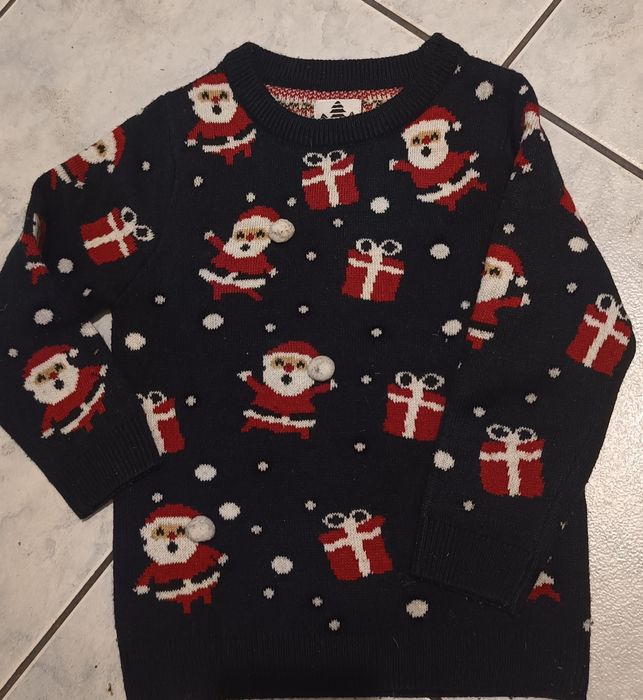 Sweterek świateczny George 98/104