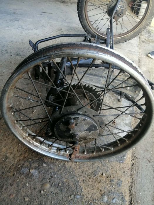 Quadro sachs tc e rodas
