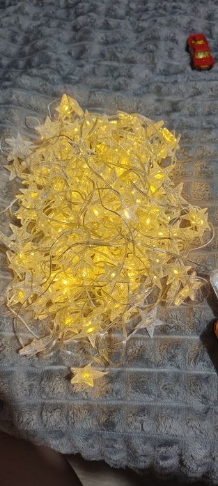 Гірлянда штора зірочки