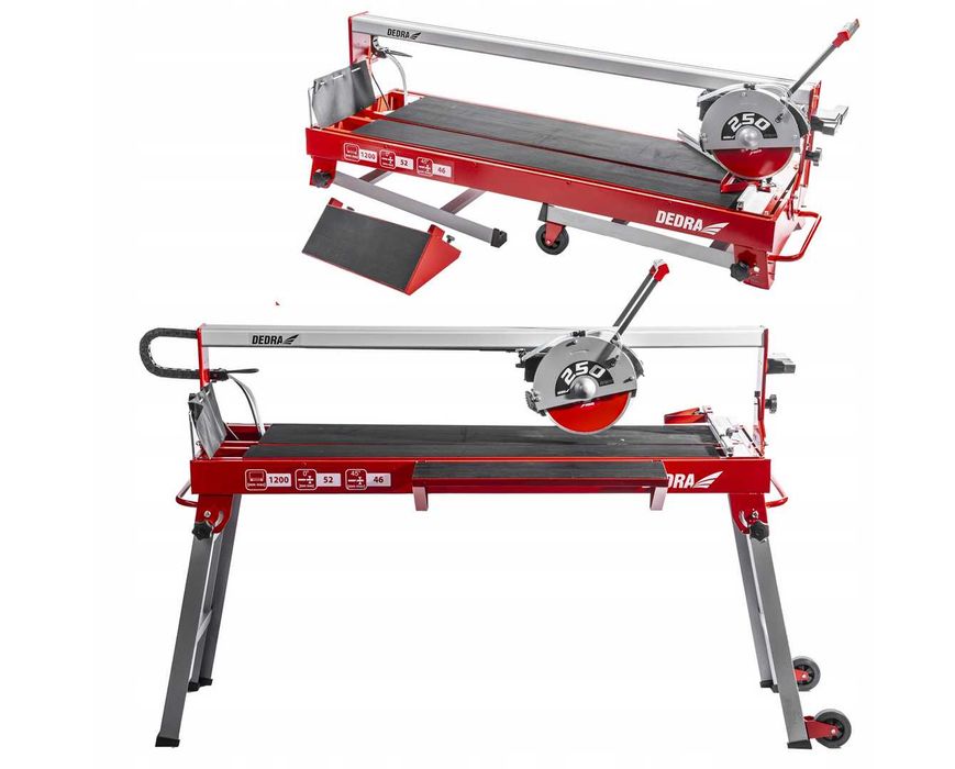 Przecinarka do glazury, maszyna do cięcia, piła do płytek DEDRA DED7819, 1200W, długość cięcia 1200mm