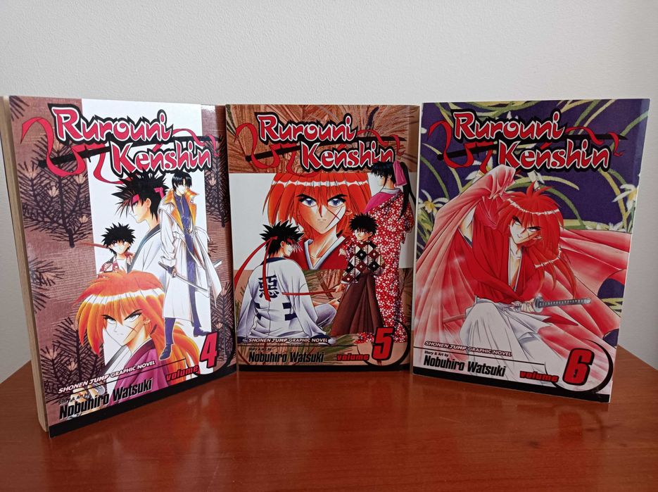 Manga Rurouni Kenshin (Samurai X)(Inglês)(8 Vols)