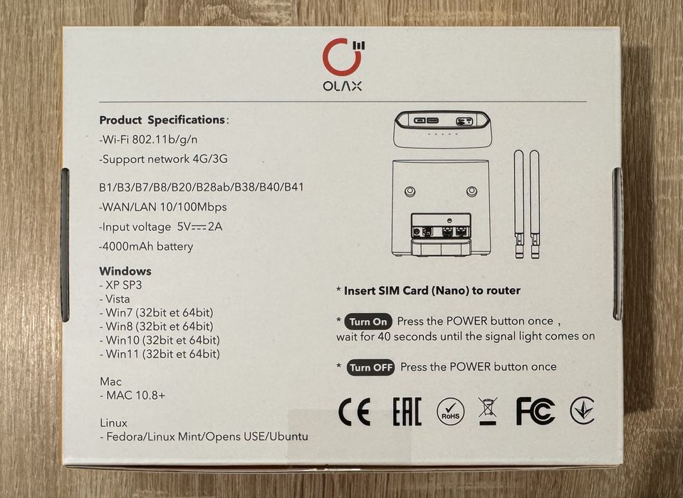 Olax AX9 PRO 4g роутер, модем