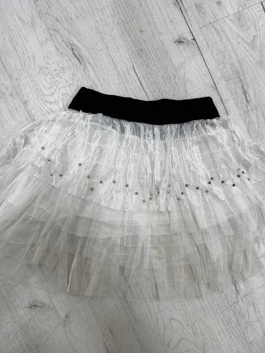 Юбка гіпюр, фатін біла