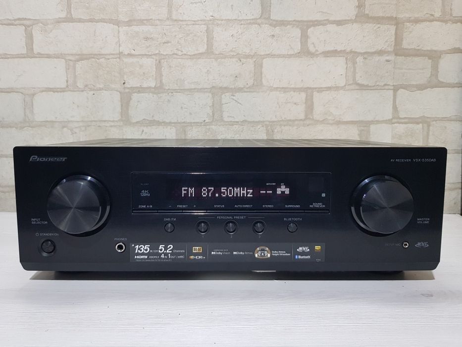 Пульт! 5.2 AV ресивер Pioneer VSX-535 5х150Вт,Bluetooth, 4K,HDMI,8К