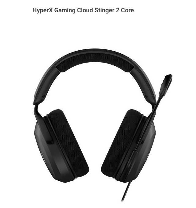 Fones HyperX HeadSet Gaming