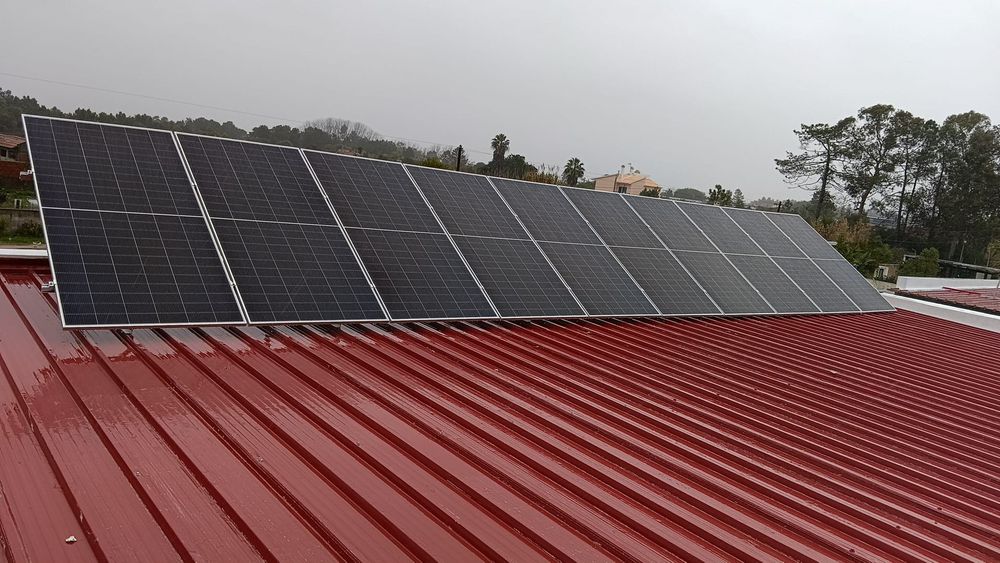Instalação paineis fotovoltaicos